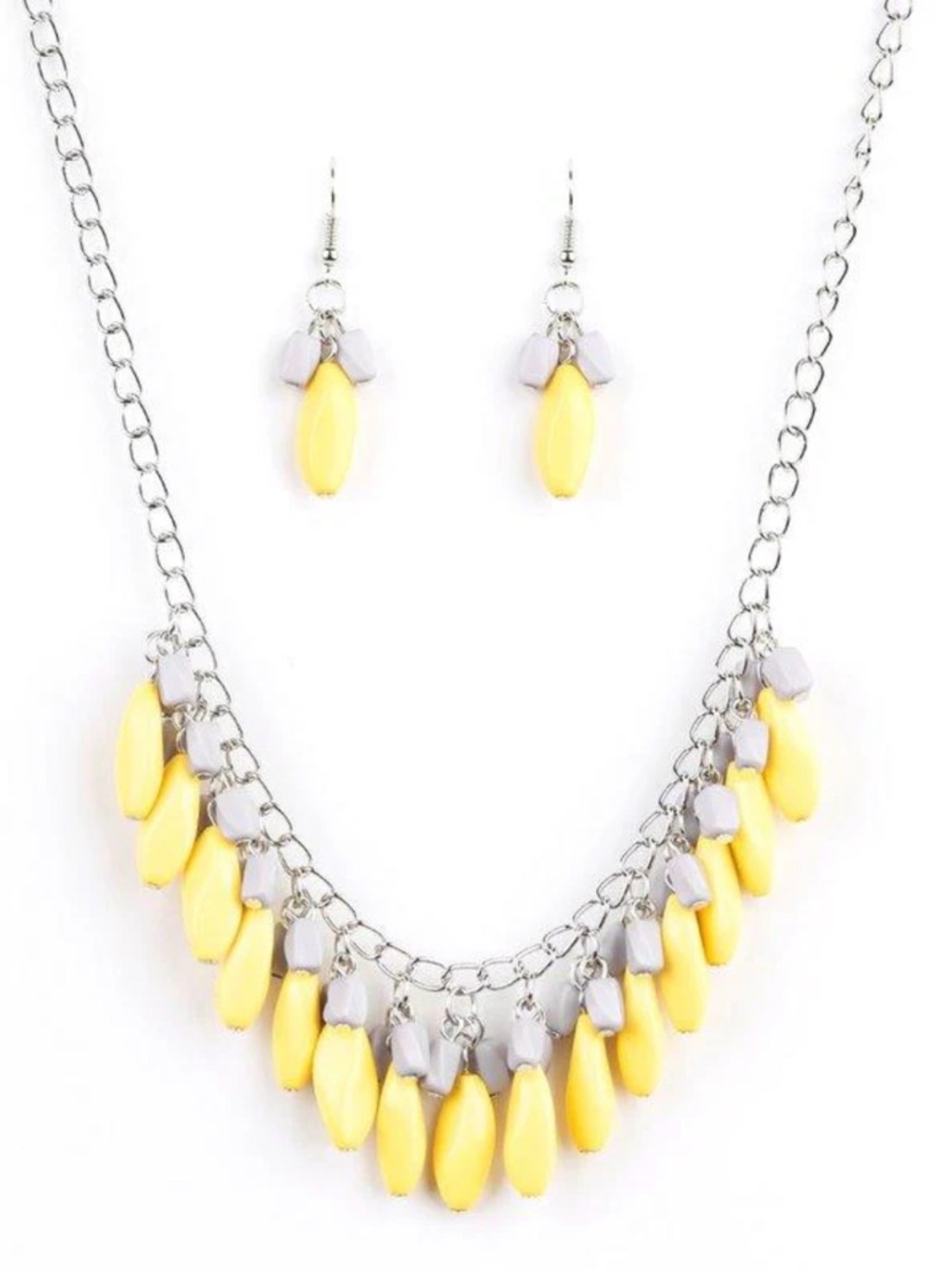Paparazzi Necklace ~ Bead Binge - Yellow